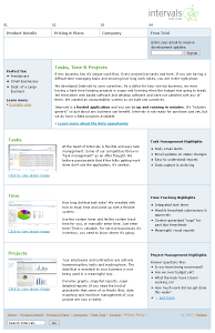 Intervals - online project management for small business