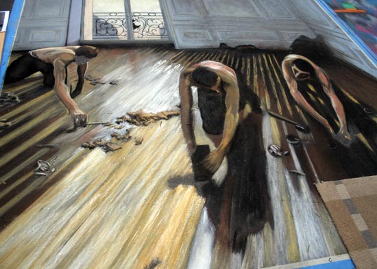 The Floor Scrapers by Gustave Caillebotte