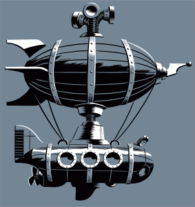 Submersible Dirigible Illustration by Michael Cho