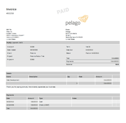 Paid Invoice Watermark