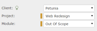 Tracking tasks with the Out of Scope module