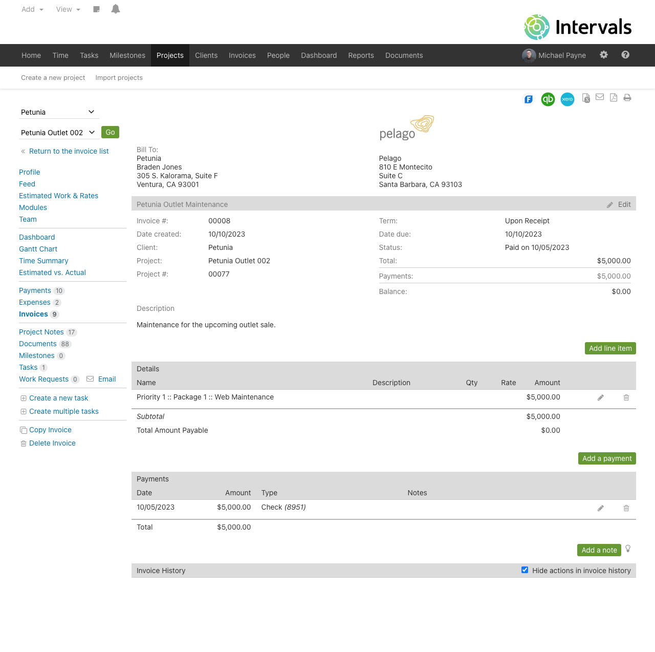 Invoice Detail