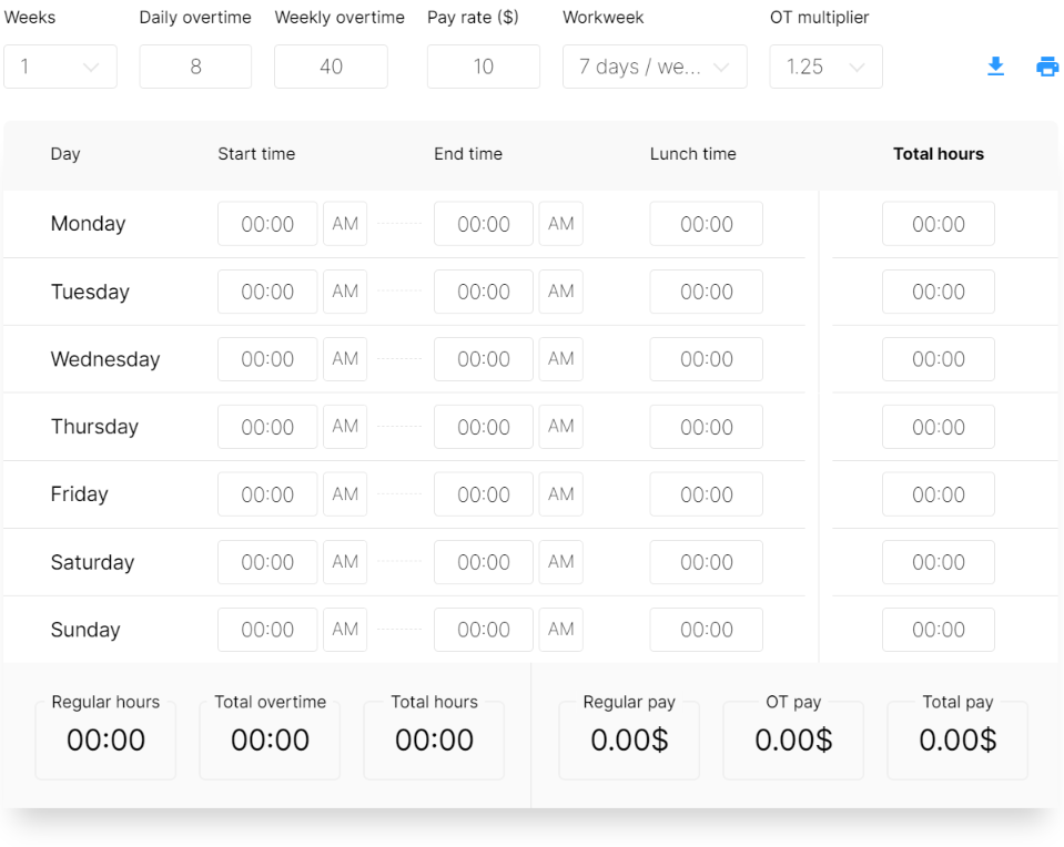 Best Timesheet Calculator